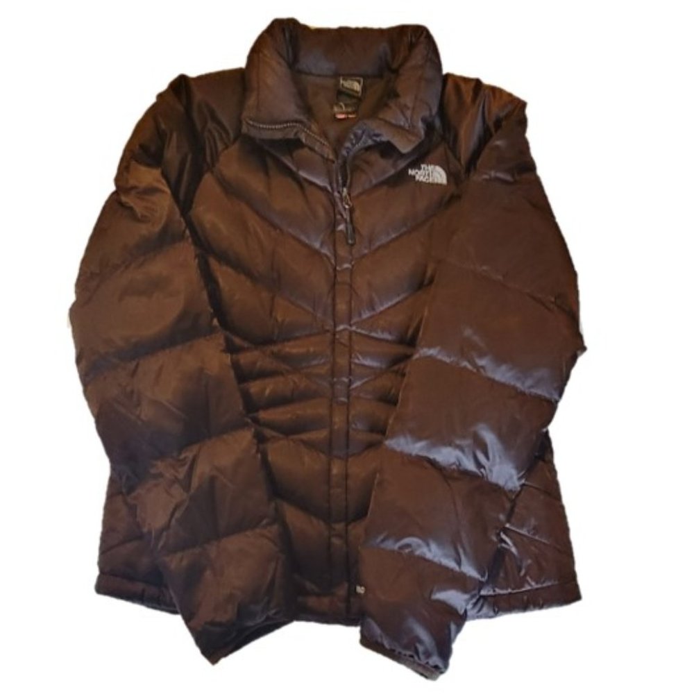 The North Face 550 Down Brown Puffer Jacket Size Large
